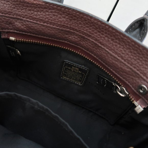 COACH Swagger  Chain Leather Crossbody Bag - Picture 8 of 12